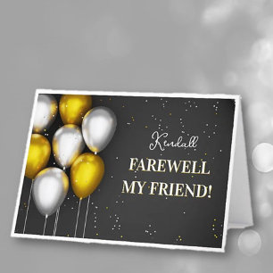 Farwell Friend Greeting card