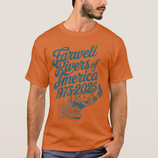 Farwell Rivers of America 19732025 Vintage Distres T-Shirt