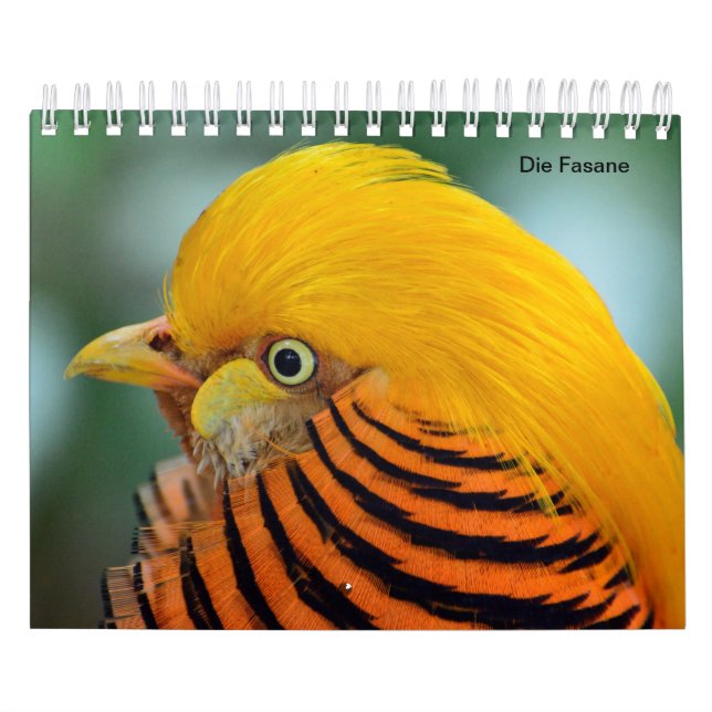 Fasane as a calendar (Cover)