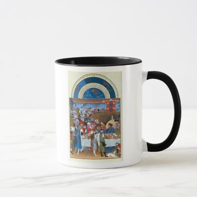 Fascimile of January: banquet scene Mug (Right)