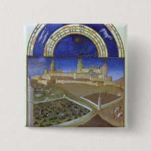 Fascimile of March: Peasants at Work 15 Cm Square Badge