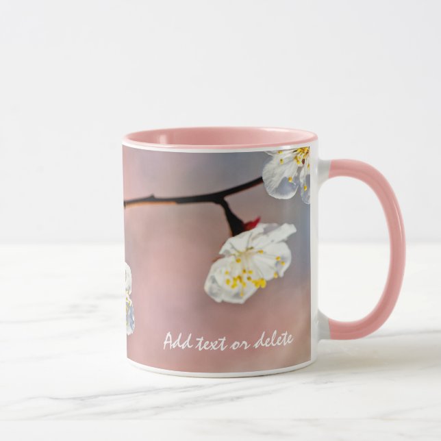 Fascinating Japanese Apricot Flowers Mug (Right)