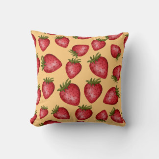 Fascinating Strawberry Pattern Cushion