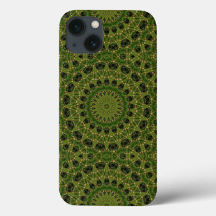fascination mushroom kaleidoscope iPhone 13 case