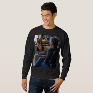 Fascination With Ducks men black sweatshirt