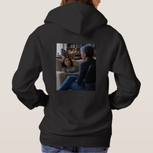 Fascination With Ducks women black hoodie back