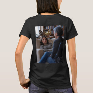 Fascination With Ducks women black T-shirt back