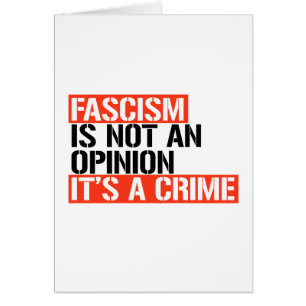 Fascism is not an opinion