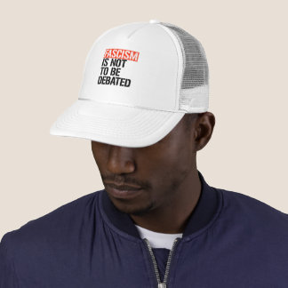 Fascism is not to be debated trucker hat
