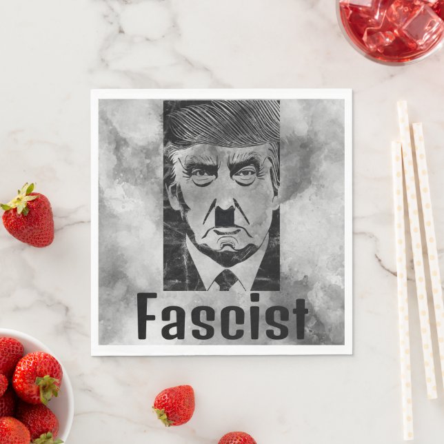 Fascist Trump Paper Napkin (Insitu)