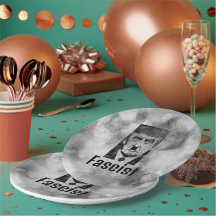 Fascist Trump Paper Plate