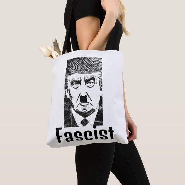 Fascist Trump Tote Bag (Close Up)