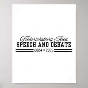 Fasd Speech And Debate 2024-2025  Poster