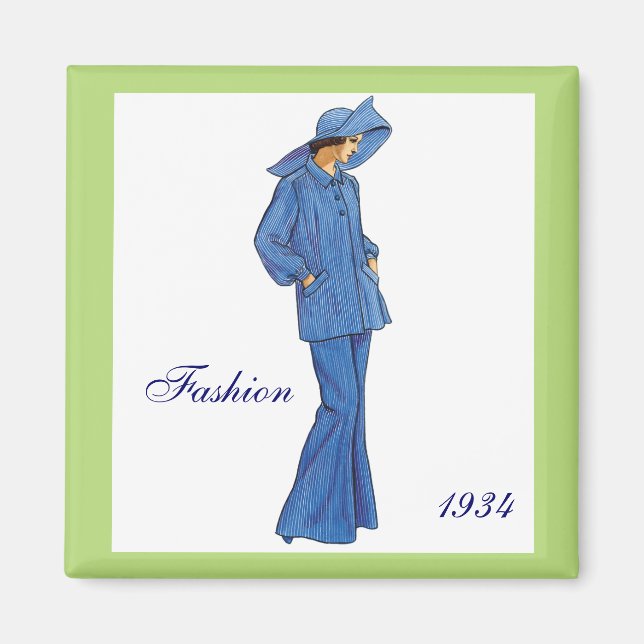 Fashion 1934 Magnet (Front)
