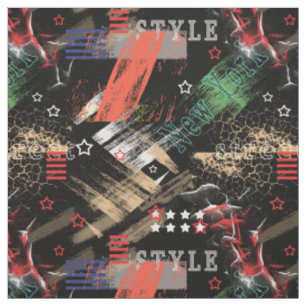 Fashion Abstract Grunge Fabric