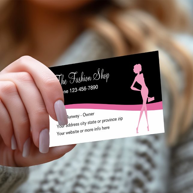 Fashion Apparel Shop Business Card (Creator Uploaded)