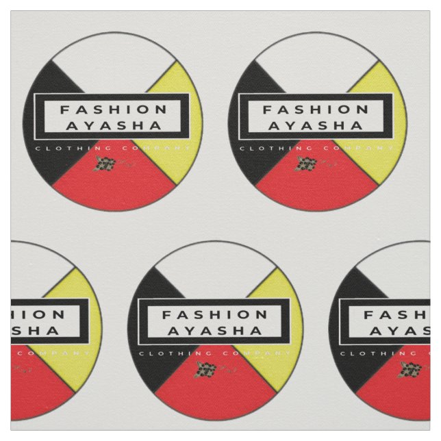 Fashion Ayasha Medicine Wheel Logo Fabric (Swatch)