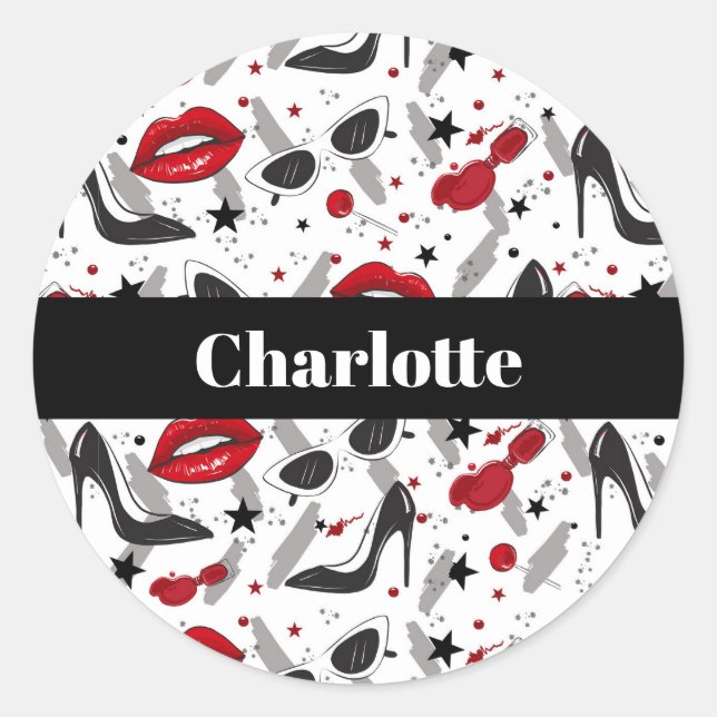 Fashion Beauty Sticker (Front)