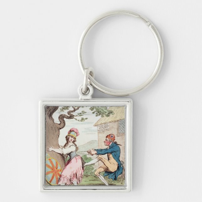 Fashion Before Ease or A Good Constitution...' Key Ring (Front)