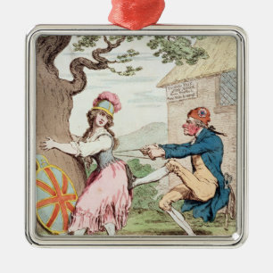 Fashion Before Ease or A Good Constitution...' Metal Tree Decoration
