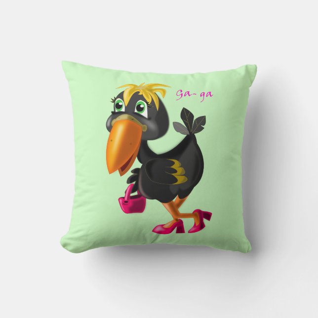 Fashion Bird - Cushion (Front)