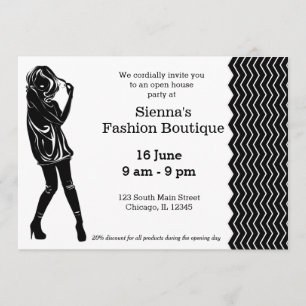 Fashion Boutique Invitation