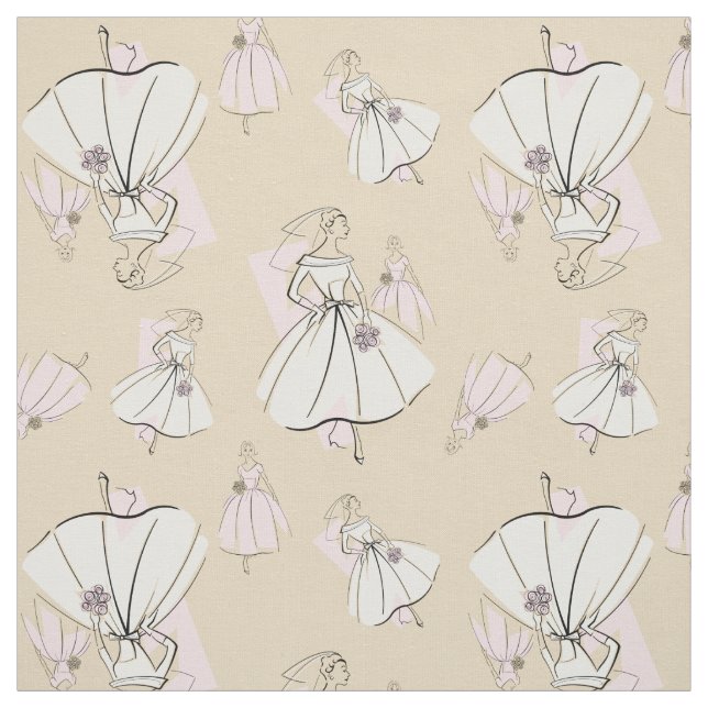 Fashion Bride Neutral Group Multi small pattern Fabric (Swatch)