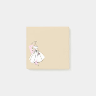 Fashion Bride Neutral notes square