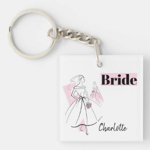 Fashion Bride Pink Bride keychain