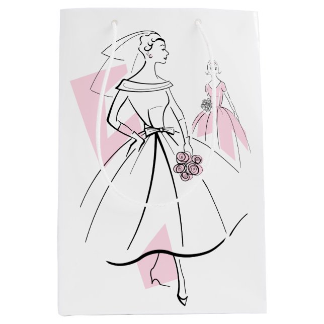 Fashion Bride Pink Group bag medium (Front)