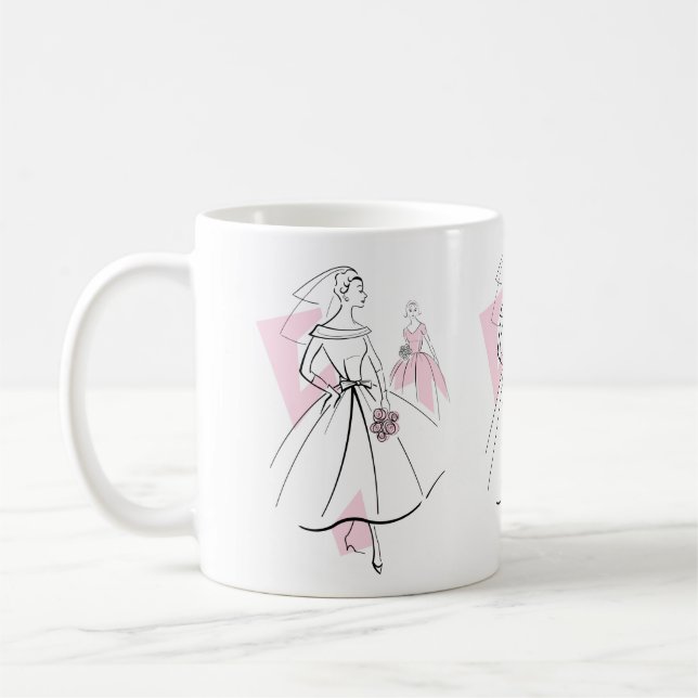 Fashion Bride Pink Group mug (Left)