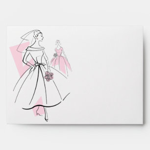 Fashion Bride Pink Group multi inside envelope