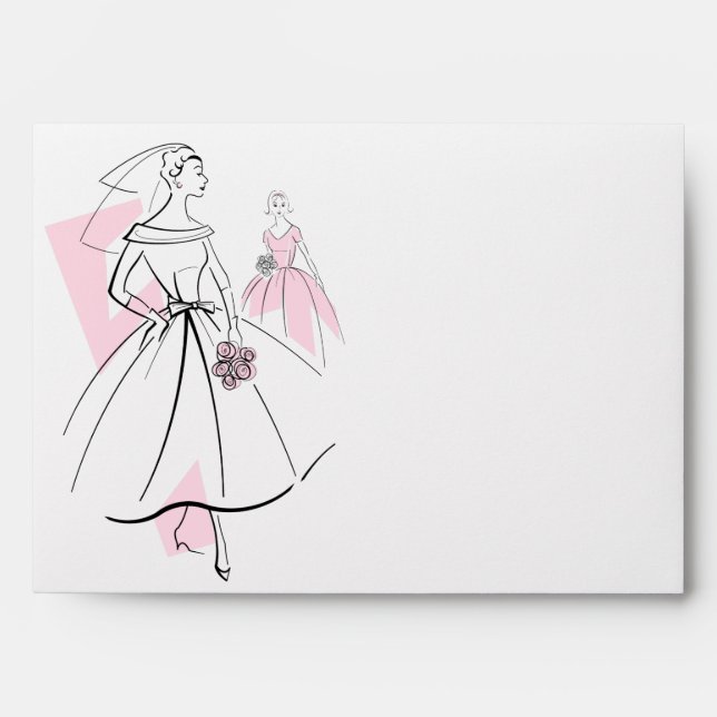 Fashion Bride Pink Group multi inside envelope (Front)
