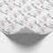 Fashion Bride Pink Name wrapping paper