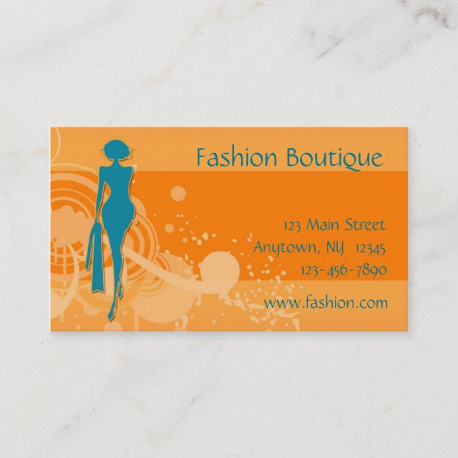 Fashion Business Card (Front)