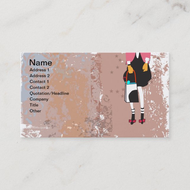 Fashion Bussines Card (Front)