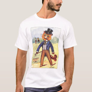 Fashion Cat by Louis Wain T-Shirt