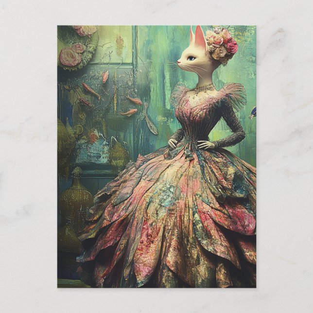 Fashion Cat Postcard (Front)