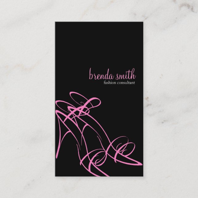 Fashion Consultant Business Cards (Front)