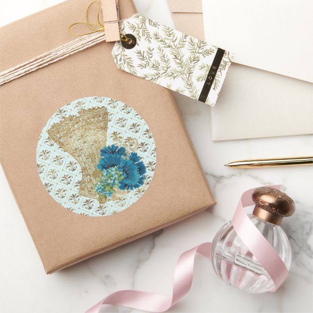 Fashion Corset 3 Classic Round Sticker (Gifting)