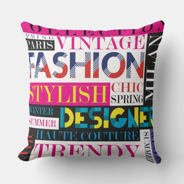 Fashion Decorative Pillow (Front)