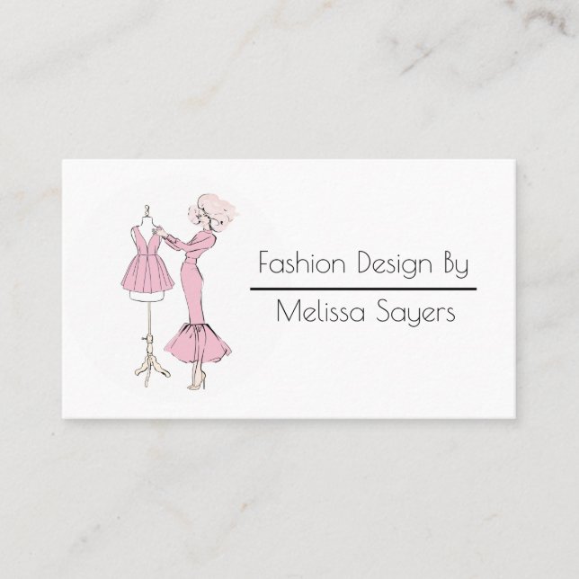 Fashion Design Business Card (Front)