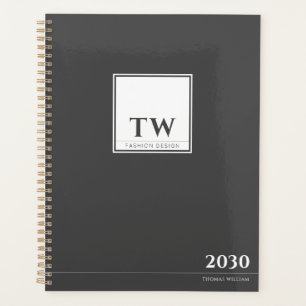 Fashion Design Dark Grey Planner