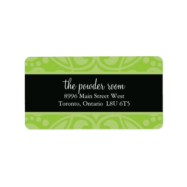 Fashion Designer Address Labels (Front)