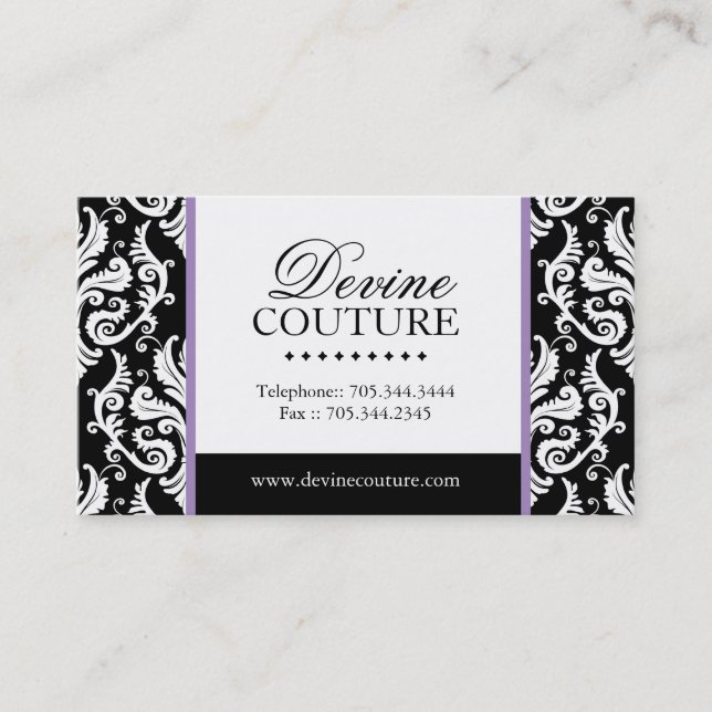 Fashion Designer Business Card (Front)