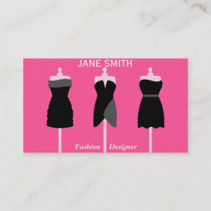Fashion Designer, dressmaker professional Business Card