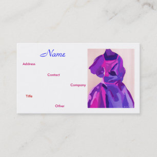 Fashion Designer IV Business Card