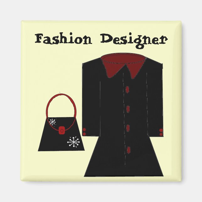 Fashion Designer Magnet (Front)