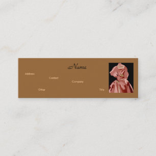 Fashion Designer Neutral IV Business Card