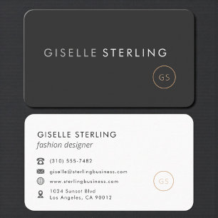 Fashion Designer Professional Business Card